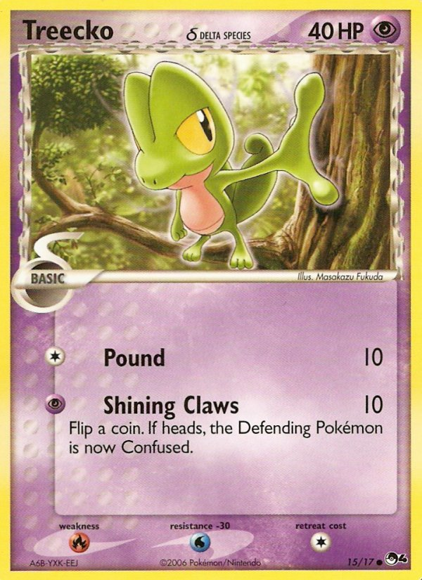 Treecko (15/17) (Delta Species) [POP Series 4] | Jomio and Rueliete's Cards and Comics