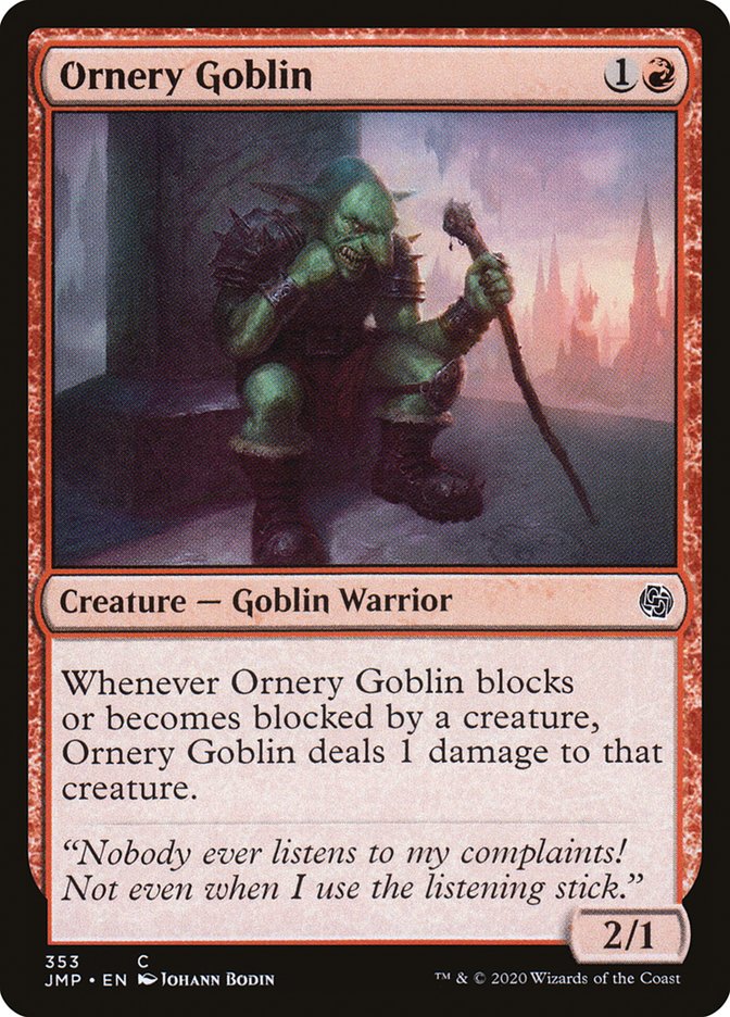 Ornery Goblin [Jumpstart] | Jomio and Rueliete's Cards and Comics