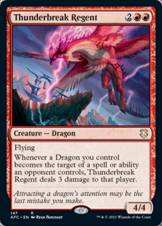 Thunderbreak Regent [Dungeons & Dragons: Adventures in the Forgotten Realms Commander] | Jomio and Rueliete's Cards and Comics