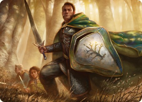 Boromir, Warden of the Tower Art Card [The Lord of the Rings: Tales of Middle-earth Art Series] | Jomio and Rueliete's Cards and Comics