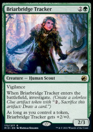 Briarbridge Tracker (Promo Pack) [Innistrad: Midnight Hunt Promos] | Jomio and Rueliete's Cards and Comics