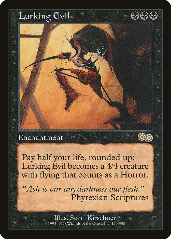 Lurking Evil [Urza's Saga] | Jomio and Rueliete's Cards and Comics