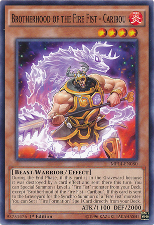 Brotherhood of the Fire Fist - Caribou [MP14-EN080] Common | Jomio and Rueliete's Cards and Comics