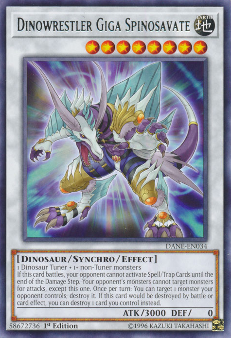 Dinowrestler Giga Spinosavate [DANE-EN034] Rare | Jomio and Rueliete's Cards and Comics