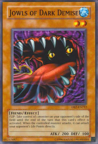 Jowls of Dark Demise [DB2-EN212] Common | Jomio and Rueliete's Cards and Comics
