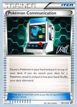Pokemon Communication (99/114) (Reshiphlosion - Christopher Kan) [World Championships 2011] | Jomio and Rueliete's Cards and Comics