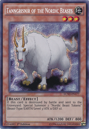 Tanngrisnir of the Nordic Beasts [LC5D-EN177] Secret Rare | Jomio and Rueliete's Cards and Comics