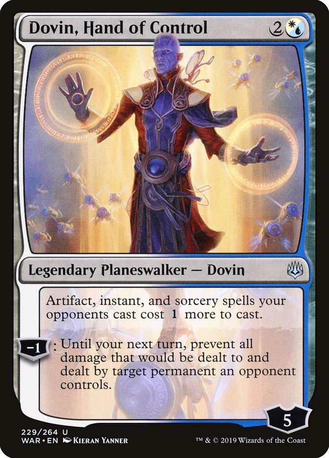 Dovin, Hand of Control [War of the Spark] | Jomio and Rueliete's Cards and Comics