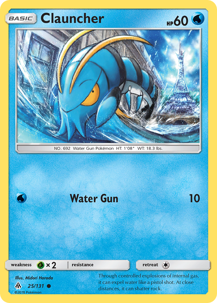 Clauncher (25/131) [Sun & Moon: Forbidden Light] | Jomio and Rueliete's Cards and Comics