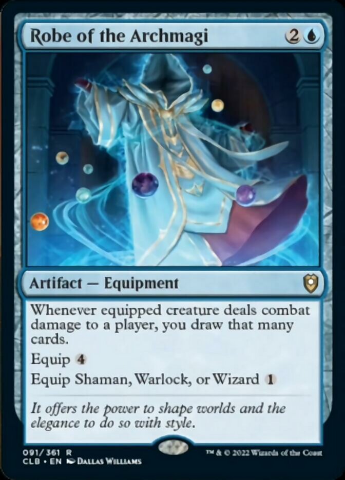 Robe of the Archmagi [Commander Legends: Battle for Baldur's Gate] | Jomio and Rueliete's Cards and Comics