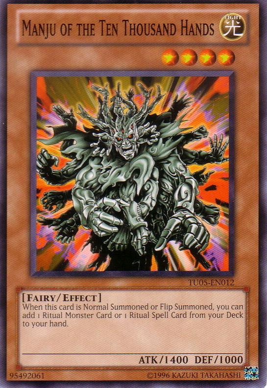 Manju of the Ten Thousand Hands [TU05-EN012] Common | Jomio and Rueliete's Cards and Comics
