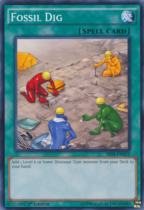 Fossil Dig [SR04-EN022] Common | Jomio and Rueliete's Cards and Comics