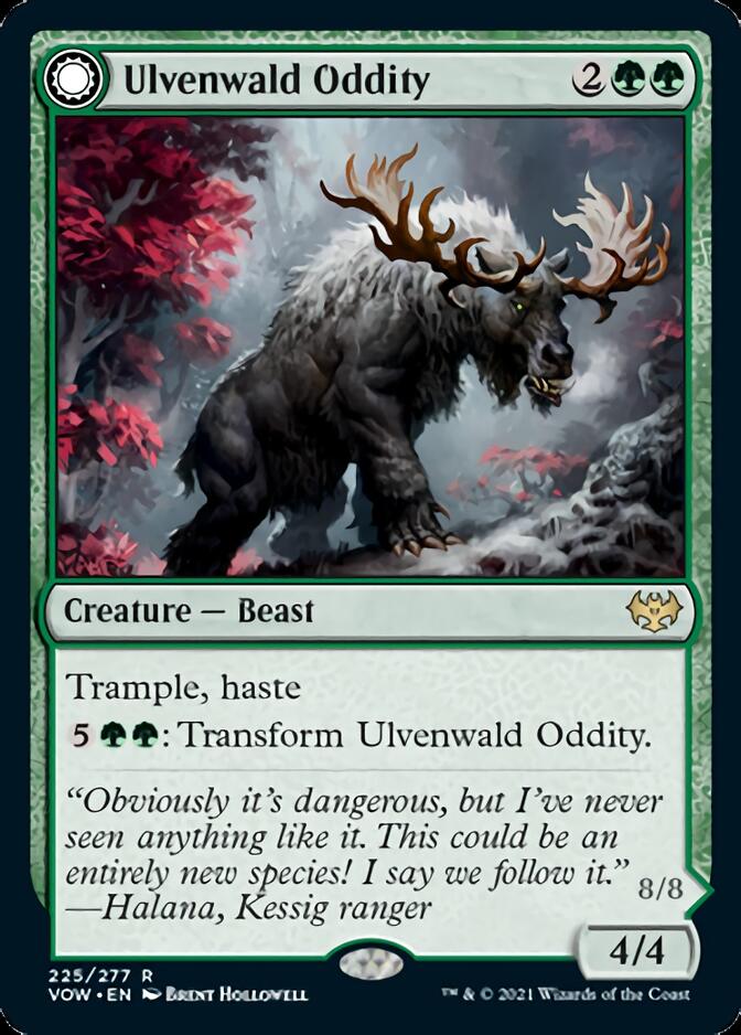 Ulvenwald Oddity // Ulvenwald Behemoth [Innistrad: Crimson Vow] | Jomio and Rueliete's Cards and Comics