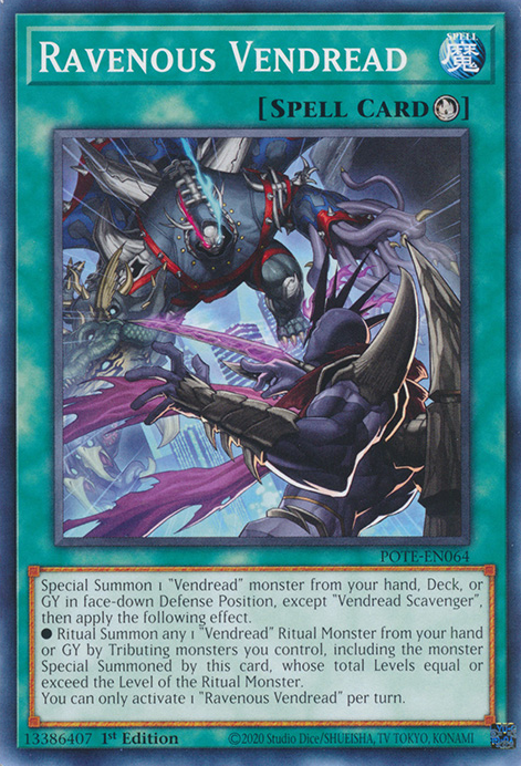 Ravenous Vendread [POTE-EN064] Common | Jomio and Rueliete's Cards and Comics