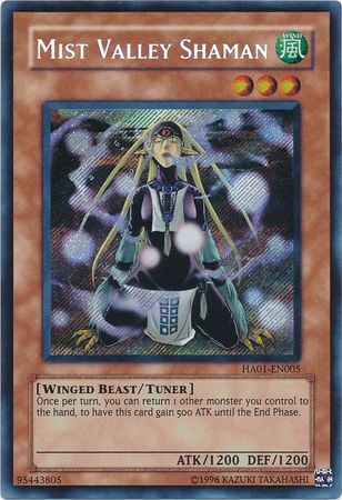 Mist Valley Shaman [HA01-EN005] Secret Rare | Jomio and Rueliete's Cards and Comics
