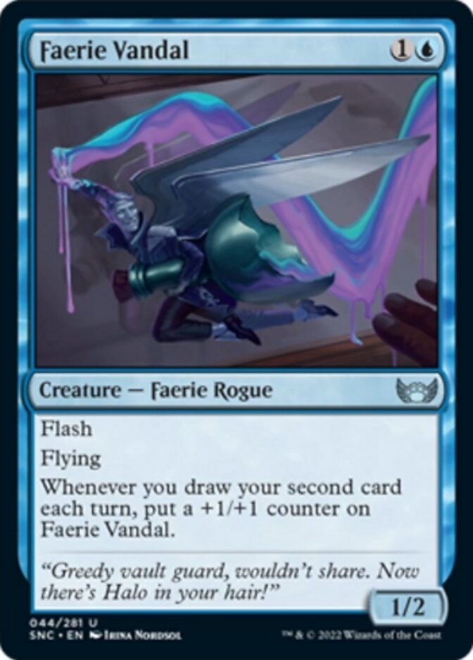 Faerie Vandal [Streets of New Capenna] | Jomio and Rueliete's Cards and Comics