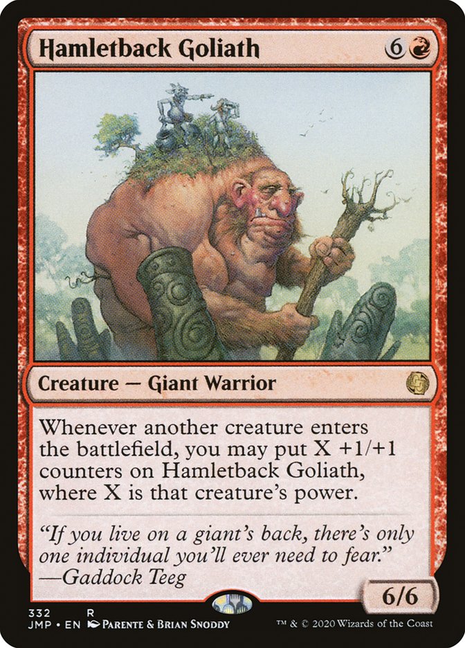 Hamletback Goliath [Jumpstart] | Jomio and Rueliete's Cards and Comics