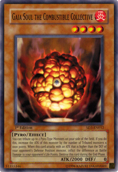 Gaia Soul the Combustible Collective [SD3-EN012] Common | Jomio and Rueliete's Cards and Comics