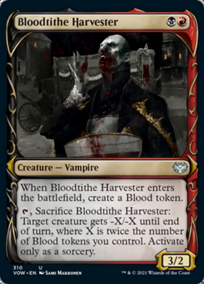 Bloodtithe Harvester (Showcase Fang Frame) [Innistrad: Crimson Vow] | Jomio and Rueliete's Cards and Comics