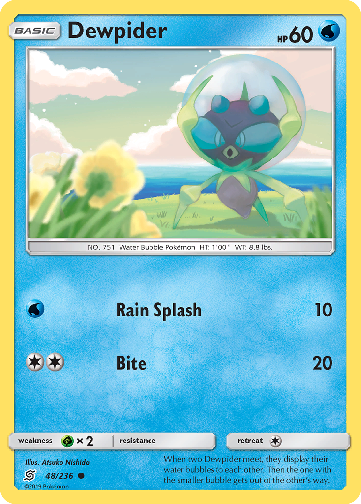 Dewpider (48/236) [Sun & Moon: Unified Minds] | Jomio and Rueliete's Cards and Comics