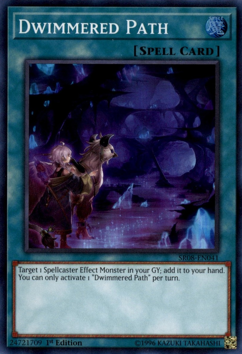 Dwimmered Path [SR08-EN041] Super Rare | Jomio and Rueliete's Cards and Comics