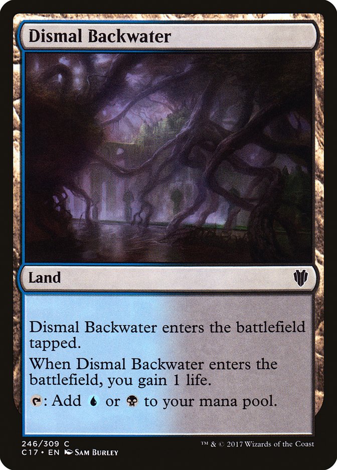 Dismal Backwater [Commander 2017] | Jomio and Rueliete's Cards and Comics