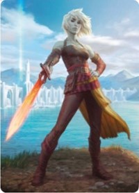 Nahiri, Heir of the Ancients 1 Art Card [Zendikar Rising Art Series] | Jomio and Rueliete's Cards and Comics