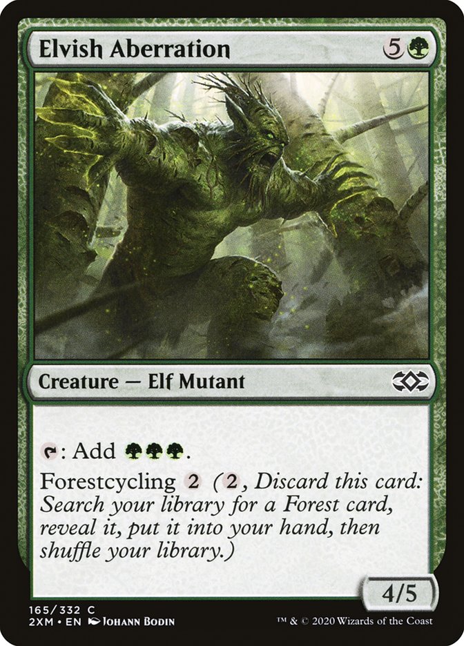 Elvish Aberration [Double Masters] | Jomio and Rueliete's Cards and Comics
