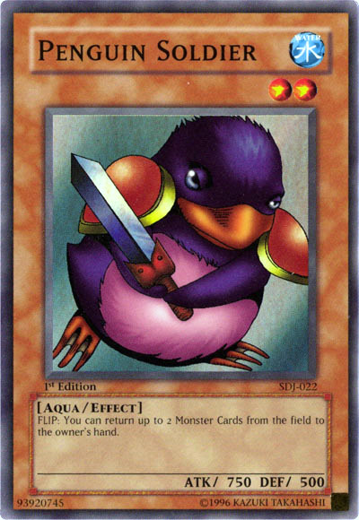 Penguin Soldier [SDJ-022] Super Rare | Jomio and Rueliete's Cards and Comics
