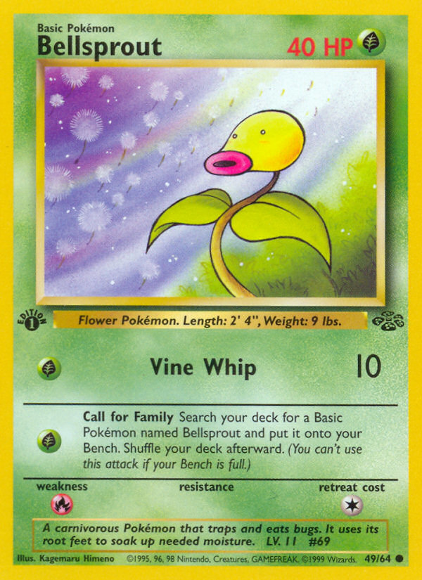 Bellsprout (49/64) [Jungle 1st Edition] | Jomio and Rueliete's Cards and Comics