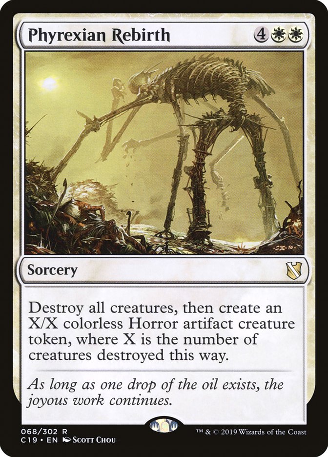 Phyrexian Rebirth [Commander 2019] | Jomio and Rueliete's Cards and Comics