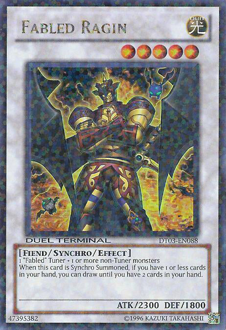 Fabled Ragin [DT03-EN088] Ultra Rare | Jomio and Rueliete's Cards and Comics