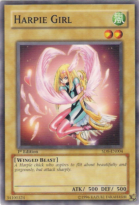 Harpie Girl [SD8-EN004] Common | Jomio and Rueliete's Cards and Comics