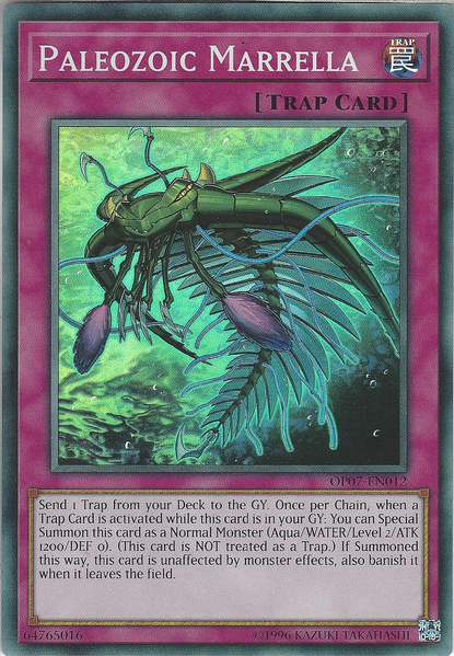 Paleozoic Marrella [OP07-EN012] Super Rare | Jomio and Rueliete's Cards and Comics