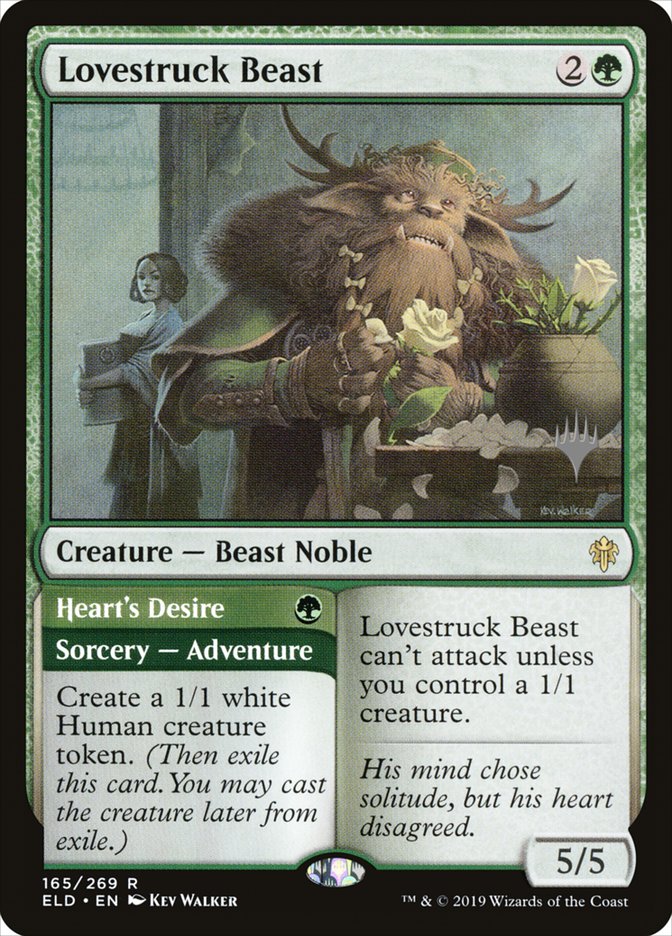 Lovestruck Beast // Heart's Desire (Promo Pack) [Throne of Eldraine Promos] | Jomio and Rueliete's Cards and Comics