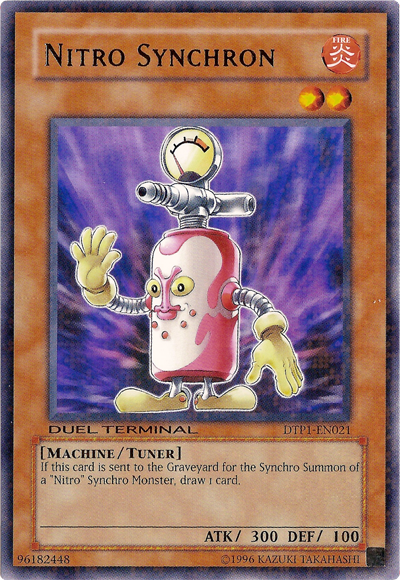 Nitro Synchron [DTP1-EN021] Rare | Jomio and Rueliete's Cards and Comics