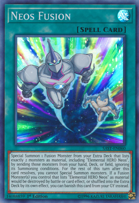 Neos Fusion [SAST-EN060] Super Rare | Jomio and Rueliete's Cards and Comics