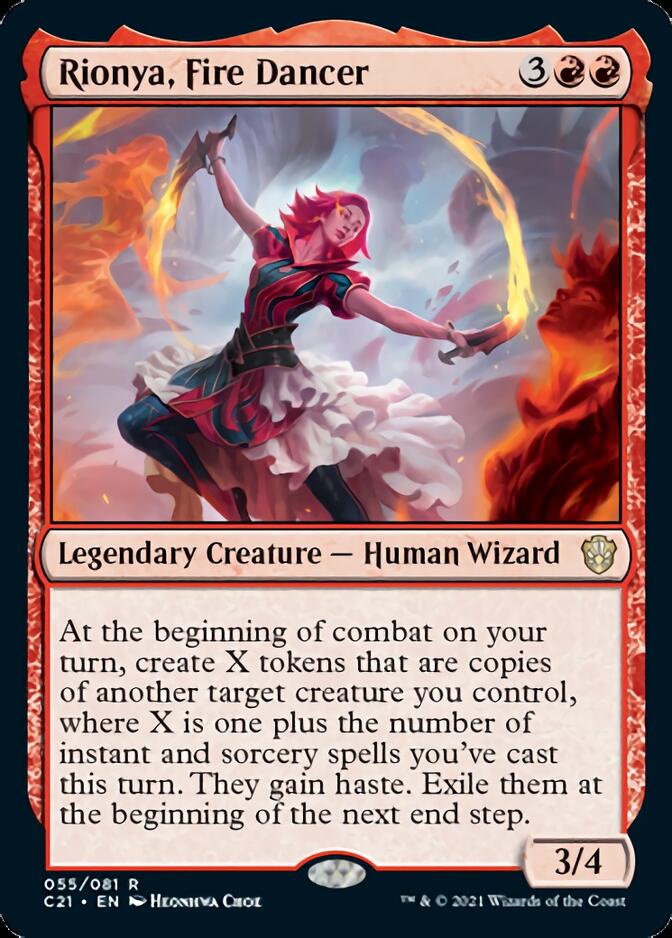 Rionya, Fire Dancer [Commander 2021] | Jomio and Rueliete's Cards and Comics