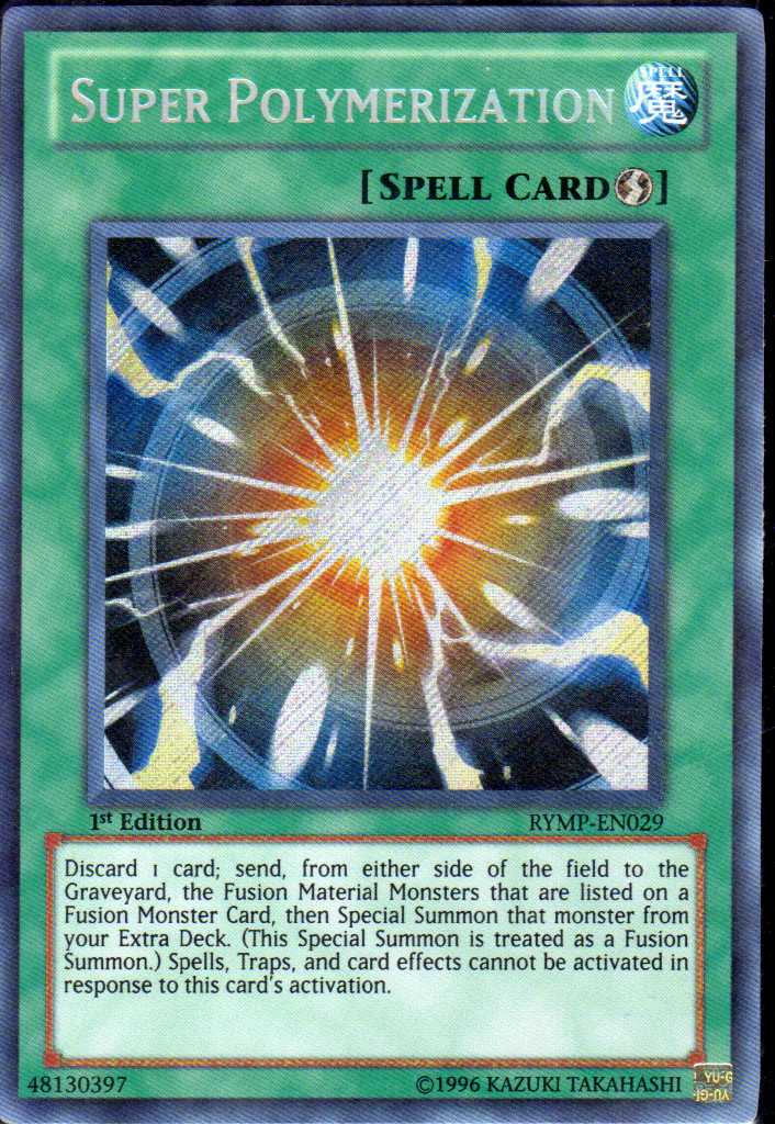 Super Polymerization [RYMP-EN029] Secret Rare | Jomio and Rueliete's Cards and Comics