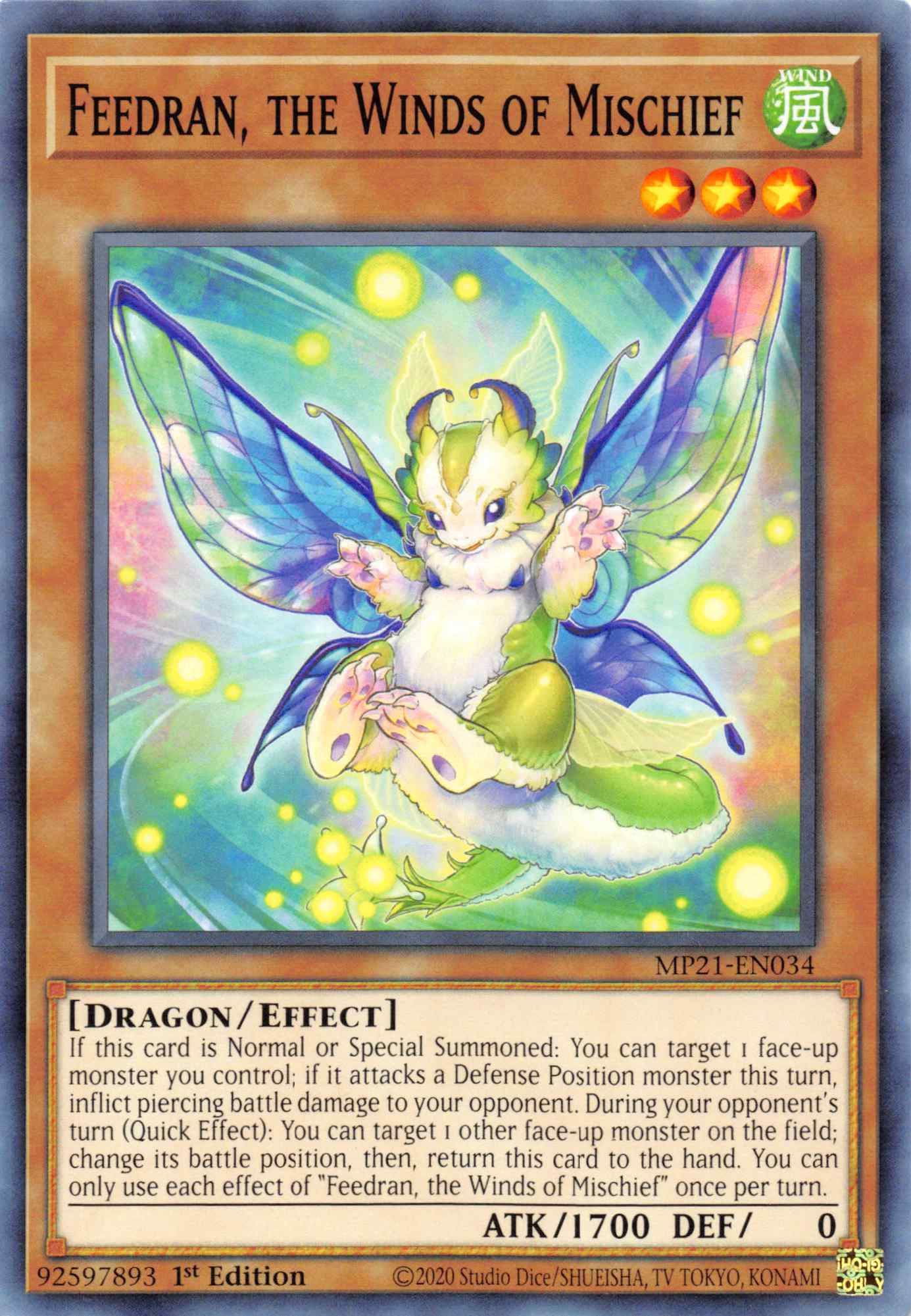 Feedran, the Winds of Mischief [MP21-EN034] Common | Jomio and Rueliete's Cards and Comics