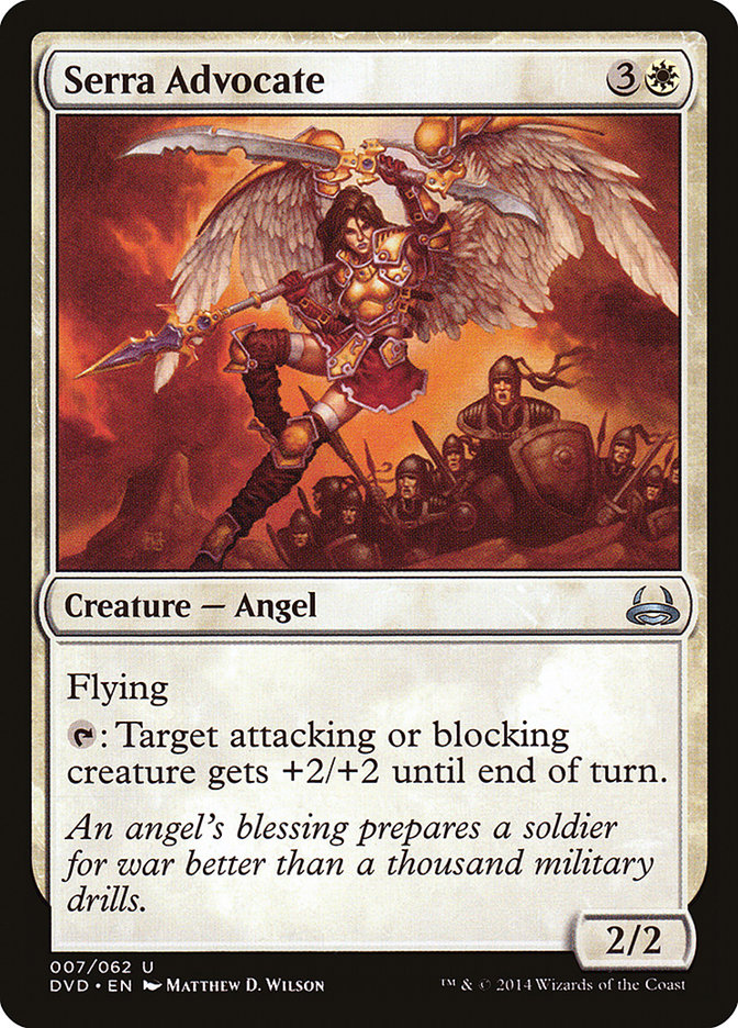 Serra Advocate (Divine vs. Demonic) [Duel Decks Anthology] | Jomio and Rueliete's Cards and Comics