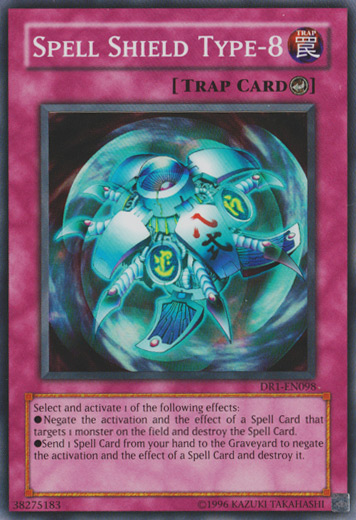 Spell Shield Type-8 [DR1-EN098] Super Rare | Jomio and Rueliete's Cards and Comics