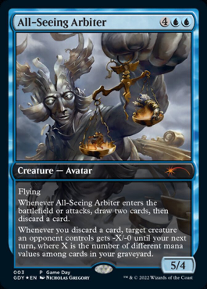 All-Seeing Arbiter [Game Day 2022] | Jomio and Rueliete's Cards and Comics