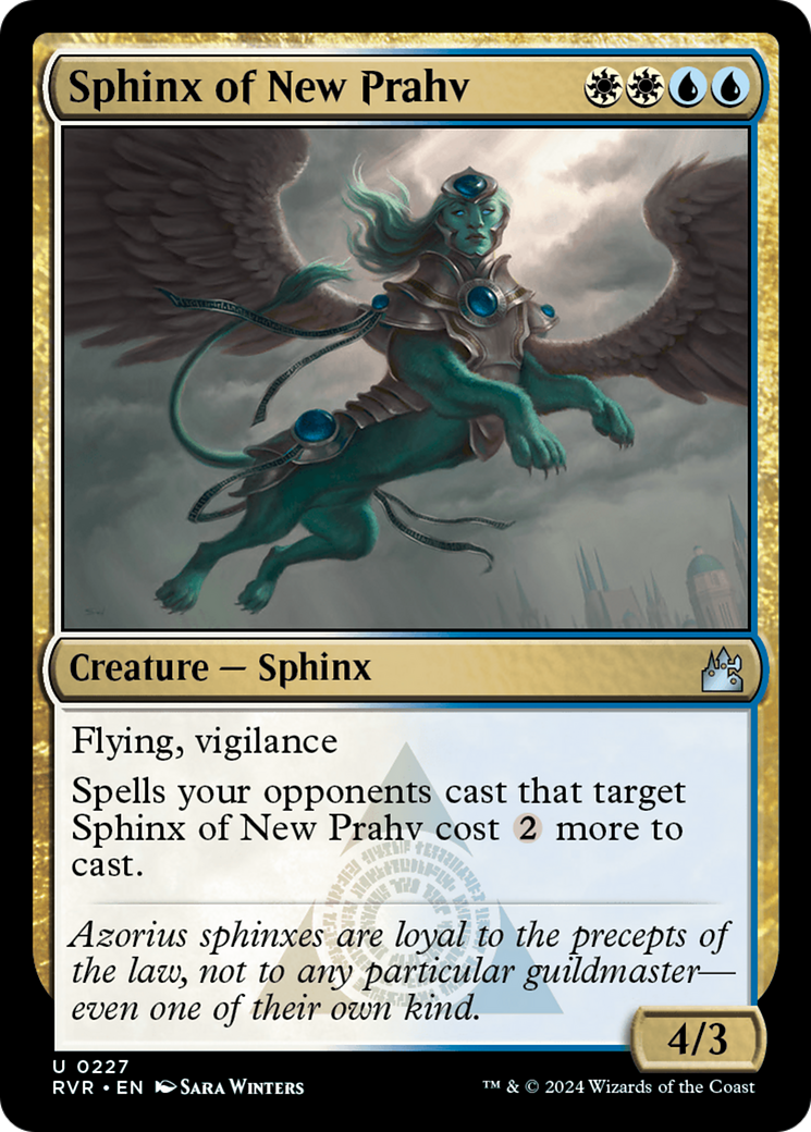 Sphinx of New Prahv [Ravnica Remastered] | Jomio and Rueliete's Cards and Comics