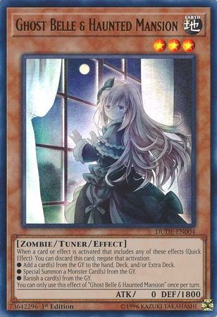 Ghost Belle & Haunted Mansion [DUDE-EN004] Ultra Rare | Jomio and Rueliete's Cards and Comics