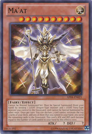 Ma'at [AP04-EN021] Common | Jomio and Rueliete's Cards and Comics