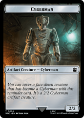 Alien // Cyberman Double-Sided Token [Doctor Who Tokens] | Jomio and Rueliete's Cards and Comics