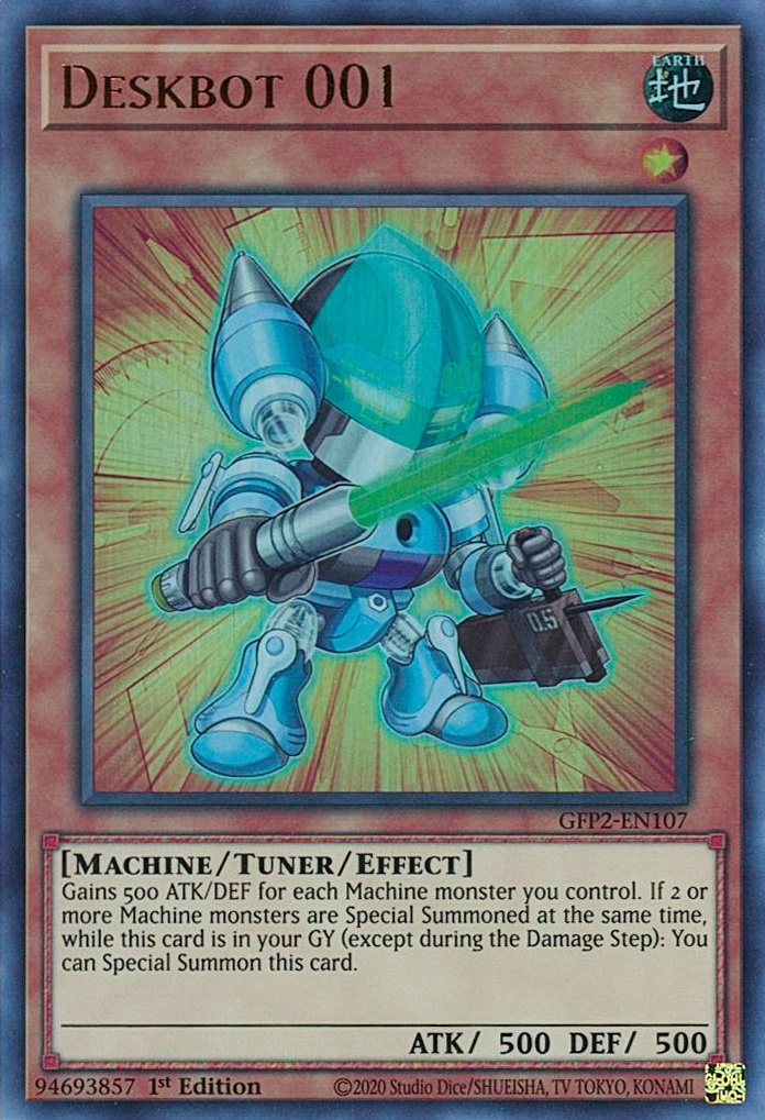Deskbot 001 [GFP2-EN107] Ultra Rare | Jomio and Rueliete's Cards and Comics