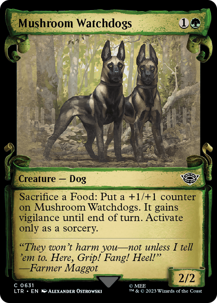 Mushroom Watchdogs [The Lord of the Rings: Tales of Middle-Earth Showcase Scrolls] | Jomio and Rueliete's Cards and Comics