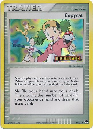 Copycat (73/101) (Stamped) [EX: Dragon Frontiers] | Jomio and Rueliete's Cards and Comics